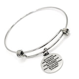 Motivation Gift, Be Strong, Be Brave, Be Humble, Charm Bracelet, Stacking Bangle, Charm Bangle, Quote Charm, Motivating Quote