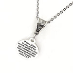 If You Abide In Me And I Abide In You, Ask Whatever You Want, John 15 7 Necklace, Scripture Necklace