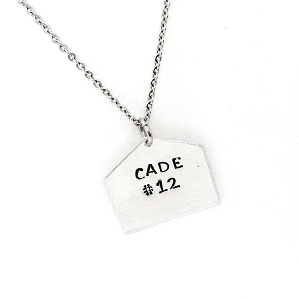 Softball Player Gift, Home Plate Pendant, Softball Mom Gift, Hand Stamped Player Name, Player Number Necklace, Softball Jewelry Gift