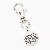 Bag Charm, Pray And Wait Charm, God’s Time Is The Best Time, Christian Woman Gift, Daughter Gift, Life Reminders, Life Lessons