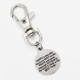 Bag Charm, Pray And Wait Charm, God’s Time Is The Best Time, Christian Woman Gift, Daughter Gift, Life Reminders, Life Lessons