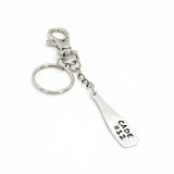 Softball Keychain, Softball Player Gift, Softball Mom Gift, Softball Bat Keychain, Personalized Gift, Customizable Gift, Player Name Number