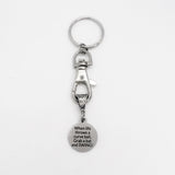 Softball Player Gift, Softball Keychain, When Life Throws You A Curve Ball, Grab A Bat And SWING, Softball Quote Gift, Motivation Gift