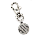 Sympathy Gift, Clip-On Charm, We Can’t Choose The Music, We Can Choose How We Dance, Motivation Quote, Bag Charm, Purse Charm