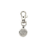 Sympathy Gift, Clip-On Charm, We Can’t Choose The Music, We Can Choose How We Dance, Motivation Quote, Bag Charm, Purse Charm