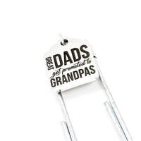 Bookmark Gift, Dad Gift, The Best Dads Get Promoted To Grandpas, Dad Bookmark, Gift For Dad, Pregnancy Announcement Gift, New Grandchild