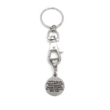 Christian Gift, God’s Time Is The Best Time Keychain, Christian Girlfriend Gift, Christian Keychain, Charm Keychain,  Wait And Pray Keychain