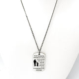 Daughter Necklace, Daughter Gift From Dad, Gift For Daughter, Daughter Jewelry, Never Forget That I Love You, Be The Woman You Can Be