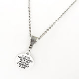 Strong Woman Gift, Make History Necklaces, Step Out Of Your Comfort Zone, Gift For Her, Motivational Quote, Encouragement Quote