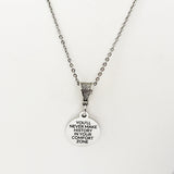 Strong Woman Gift, Make History Necklaces, Step Out Of Your Comfort Zone, Gift For Her, Motivational Quote, Encouragement Quote