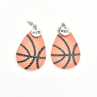 Basketball Gifts, Basketball Earrings, Basketball Mom Gifts, Player Number Earrings, Basketball Jewelry, Girlfriend Gifts, Basketball Team