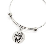 Work Hard, Dream Big Bracelet, Motivational Gift, Encouraging Gift, Entrepreneur Gift, New Job Gift, MLM Team Gift, Direct Sales Team Gift