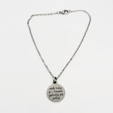Charm Anklet, Make Today So Awesome Yesterday Gets Jealous Anklet, Motivating Gift, New Day Gift, Encouragement Gift, Motivating Quote