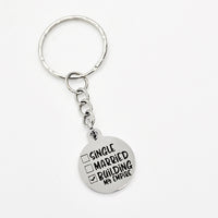 Keychain Gift, Building My Empire Keychain, Encouragement Gift, Motivational Gift, Make It Happen, Entrepreneur Gift, Direct Sales Team Gift
