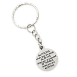 Motivational Quote, Be Strong, Be Brave, Be Humble, Keychain Gift, Motivating Quote, Encouraging Gift, Motivating Keychain