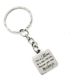 I’m A Mom, It’s My Circus, Those Are My Monkeys, Mom Keychain, Engraved Keychain, Keychain Gift, Gift For Mom, New Mom Gift