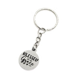 Blessed By His Grace Keychain, Christian Keychain, Christian Gift, God’s Grace Keychain,  Blessed By His Grace Charm, Charm Keychain