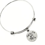 Charm Bangle, God’s Got This Bangle, Charm Bracelet, Prayer Mindset Gift, Positivity Gift, Christian. Jewelry, Christian Gift, Gift For Her