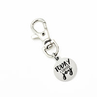 Bag Charm, Today I Choose Joy Charm, Clip On Charm, Keychain Charm, Keychain Clip, Positivity Gift, Joy Gift, Always Choose Joy