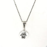 Work Hard Dream Big Necklace, Encouragement Gift, Daughter Gift, Make It Happen Gift, New Business Gift, Entrepreneur Gift, Athlete Gift