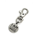 Bag Charm, I Am A Child Of God Charm, Clip On Charm, Keychain Charm, Keychain Clip, Christian Gift, Christian Charm, Baptism Gift