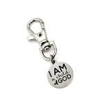 Bag Charm, I Am A Child Of God Charm, Clip On Charm, Keychain Charm, Keychain Clip, Christian Gift, Christian Charm, Baptism Gift