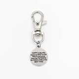 Bag Charm, Pray And Wait Charm, God’s Time Is The Best Time, Christian Woman Gift, Daughter Gift, Life Reminders, Life Lessons