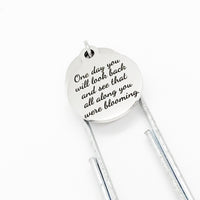 Bookmark Gift, You Are Blooming Bookmark, Planner Bookmark, Charm Bookmark, Paperclip Bookmark, Motivational Gift, Encouraging Gift