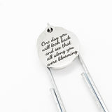 Bookmark Gift, You Are Blooming Bookmark, Planner Bookmark, Charm Bookmark, Paperclip Bookmark, Motivational Gift, Encouraging Gift