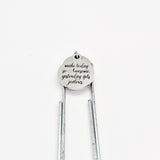 Bookmark Gift, Make Today So Awesome Yesterday Gets Jealous, Motivating Gift, Entrepreneur Gift, Planner Bookmark, Charm Paperclip Bookmark