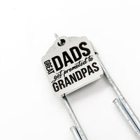 Bookmark Gift, Dad Gift, The Best Dads Get Promoted To Grandpas, Dad Bookmark, Gift For Dad, Pregnancy Announcement Gift, New Grandchild