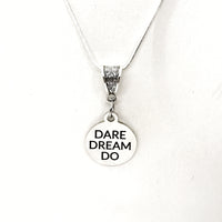 Motivating Gift, Dare Dream Do Necklace, Encouraging Gift, Dream Big Gift, Entrepreneur Gift, Sports Daughter For Her, Motivational Quote
