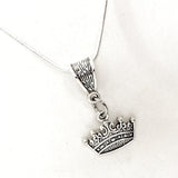 Crown Necklace, Crown Pendant, Crown Charm, Princess Necklace, Princess Jewelry, Queen Necklace, Queen Jewelry, Daughter Jewelry Gift