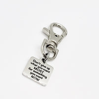 Bag Charm, Don’t Give Up What You Want Most For Something You Want Now, Son Gift, Daughter Gift, Keychain Charm, Life Reminders, Life Lesson