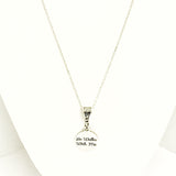 He Walks With Me Necklace, Christian Jewelry, Jesus Walks With Me, Christian Gift,  Sunday School Group Gift, Daughter Gift, Religious Gift