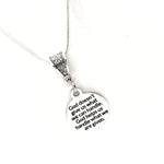 Christian Gift, God Helps Us Handle What Is Given Necklace, Christian Necklace, Christian Quote, Religious Gift, Religious Necklace Gift