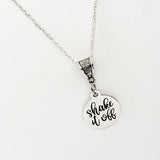 Motivation Gift, Shake It Off Necklace, Encouragement Gift, Motivational Necklace, Gift. For Her, Encouraging Jewelry