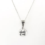 Motivation Gift, Shake It Off Necklace, Encouragement Gift, Motivational Necklace, Gift. For Her, Encouraging Jewelry