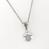 Strong Woman Gift, Make History Necklaces, Step Out Of Your Comfort Zone, Gift For Her, Motivational Quote, Encouragement Quote