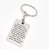 Grandson Gift, Grandson Courage, Grandson Keychain, Have Courage, Live Your Dreams, Gift For Grandson, Gift For Him