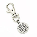 Bag Charm, Purpose Charm, God Sized Dreams, God Given Talent, Keychain Charm, Keychain Gift, Encouragement Gift, Motivation Gift