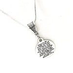 Trust In The Lord Necklace, Scripture Gift, Scripture Necklace, Proverbs 3 5 and 6, Christian Gift, Christian Jewelry, Faith Jewelry Gift