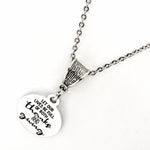 Thanksgiving Necklace, Let Our Lives Be Full Of Thanks And Giving Necklace, Thanksgiving Gift, Thanks and Giving Gift For Her, Thankful Gift