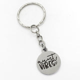 Aunt Gift, Aunt Vibes Keychain, Aunt Keychain, Pregnancy Announcement Gift, Family Gift, New Aunt Gift, Gift For Aunt
