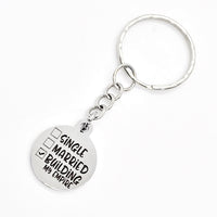 Keychain Gift, Building My Empire Keychain, Encouragement Gift, Motivational Gift, Make It Happen, Entrepreneur Gift, Direct Sales Team Gift