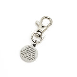 Bag Charm, Pleasure In Persecution For Christ’s Sake Charm, 2 Cor 12 10 Charm, Scripture Charm, Back Pack Charm, Purse Charm