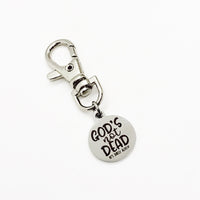 Bag Charm, God’s Not Dead Charm, He’s Surely Alive Charm, Faith Gift, Christian Charm, Faith Charm, Religious Backpack Charm, Purse Charm