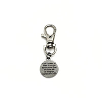 Bag Charm, God’s Power At Work In Us Charm, Faith Gift, Ephesians 3 20 Gift, Backpack Charm,  Do More Than We Ask Or Imagine, Purse Charm