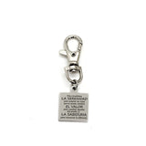 Bag Charm, Spanish Serenity Prayer. Charm, Keychain Charm, Keychain Gift, Spanish Language Gift, Serenity Courage Wisdom Charm