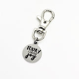 Bag Charm, Today I Choose Joy Charm, Clip On Charm, Keychain Charm, Keychain Clip, Positivity Gift, Joy Gift, Always Choose Joy